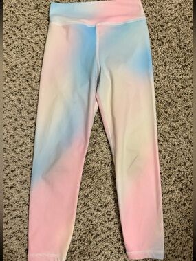 Bossi Girl Spandex Tie Dye Full Length High-Waist Active Leggings